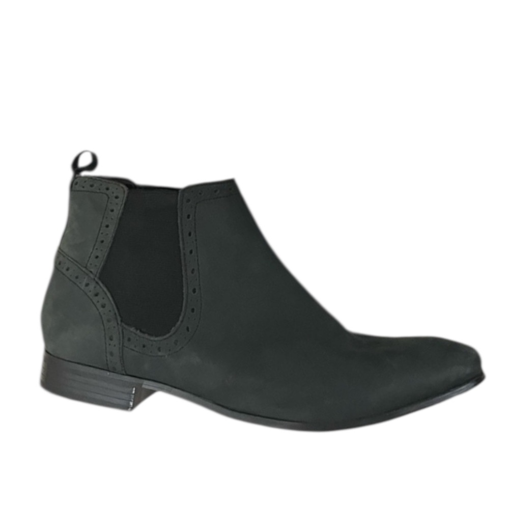 ASOS Leather Ankle‎ Booties NWOB Women’s 9.5 Blue Black